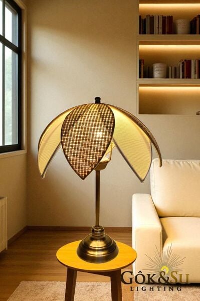 Rattan Papatya Model Naturel Renk