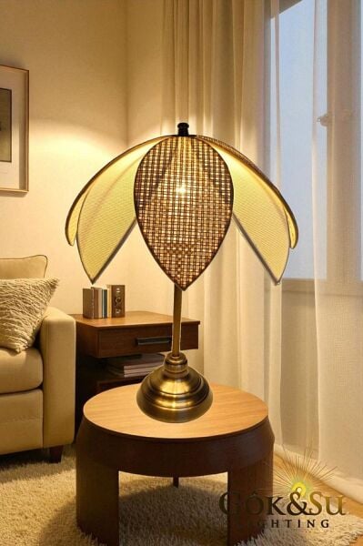 Rattan Papatya Model Naturel Renk