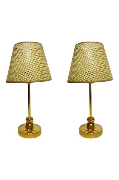 Rattan Konik Model Naturel Renk 2'li