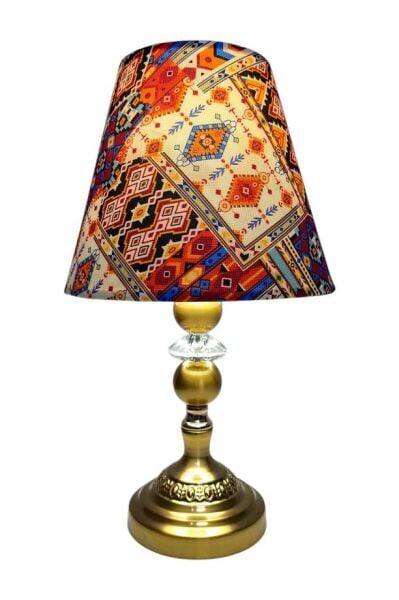 Kumaş Konik Model Etnik Renk Lüx