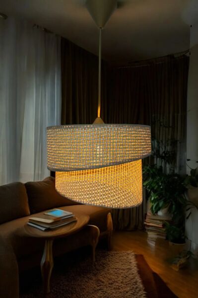 Rattan 2'li Eğik Model Naturel Renk