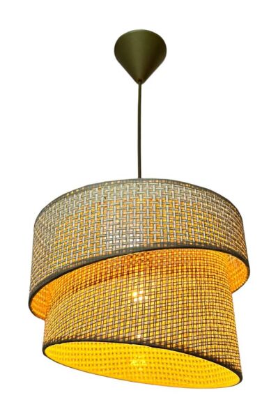 Rattan 2'li Eğik Model Naturel Renk