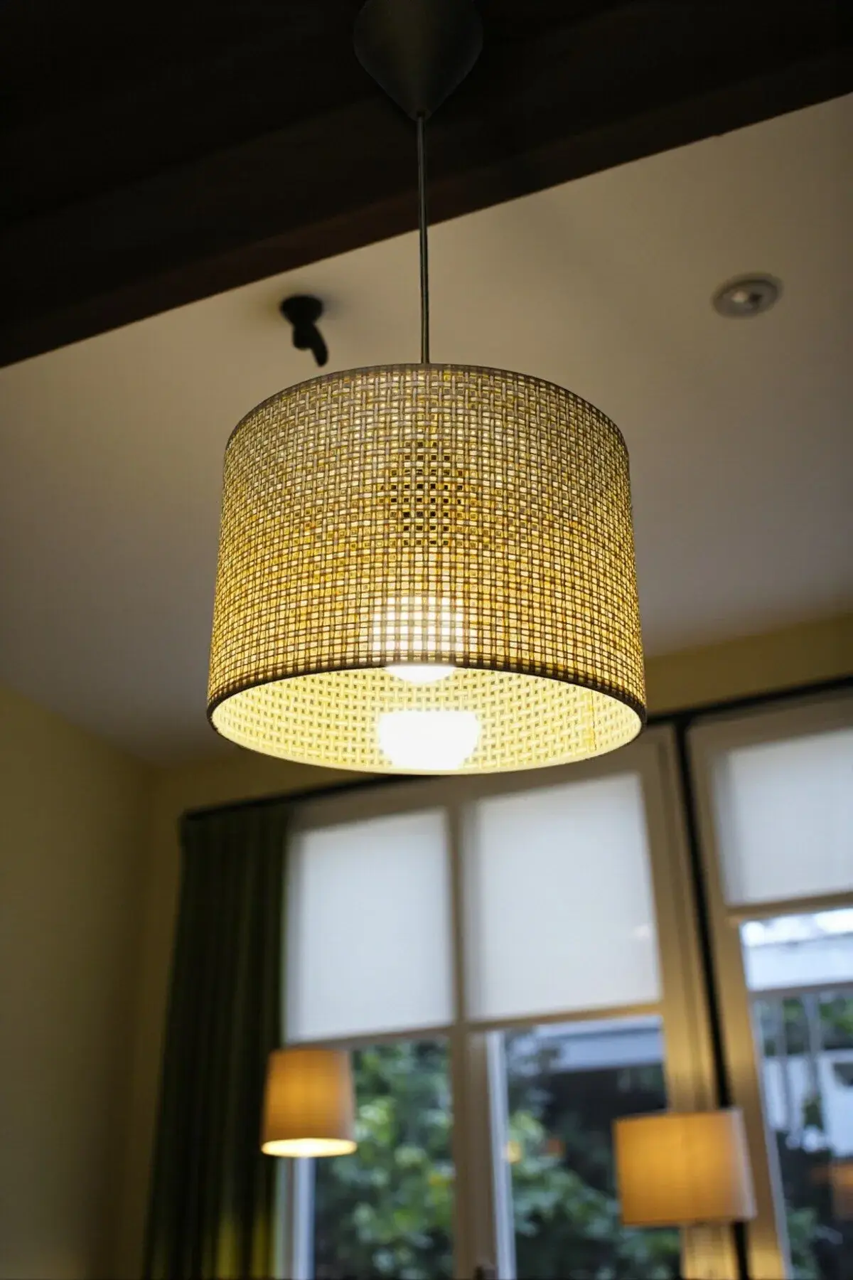 Rattan Tekli Model Naturel Renk