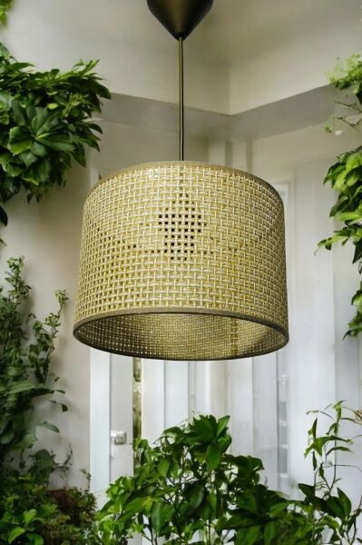 Rattan Tekli Model Naturel Renk