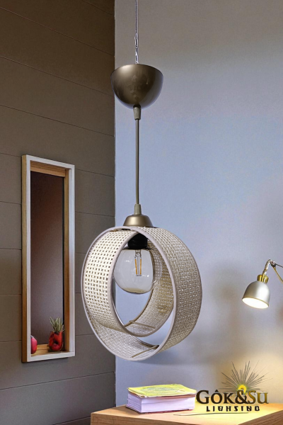 Rattan Ravana Model Naturel Renk