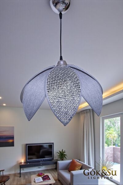 Rattan Papatya Model Siyah Renk