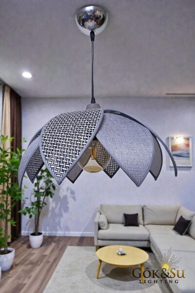 Rattan Papatya Model Siyah Renk