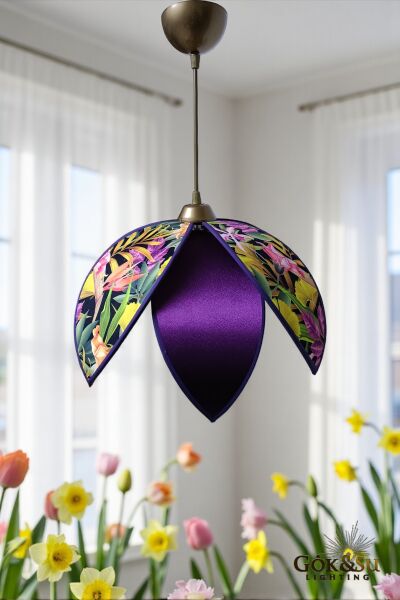 Papatya Model Flora Serisi Dekoratif Sarkıt Avize