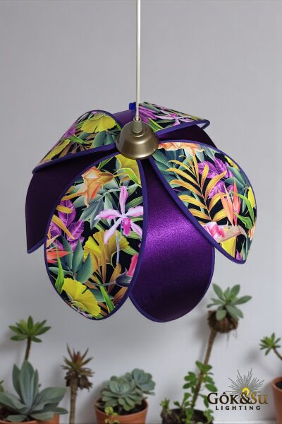 Papatya Model Flora Serisi Dekoratif Sarkıt Avize