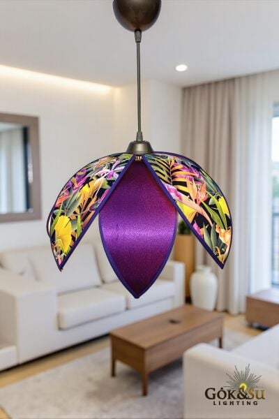 Papatya Model Flora Serisi Dekoratif Sarkıt Avize