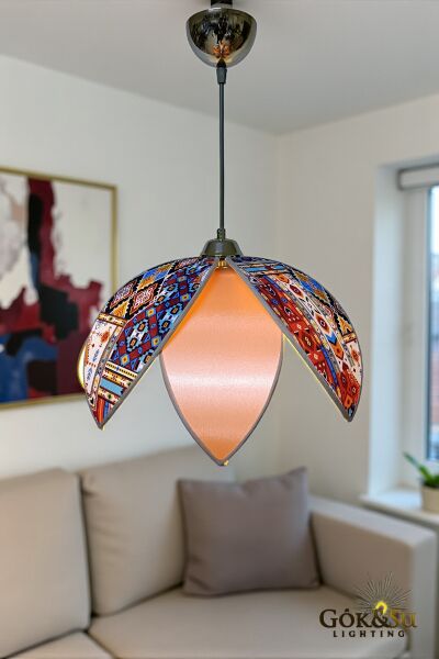 Papatya Model Etnik Serisi Dekoratif Sarkıt Avize