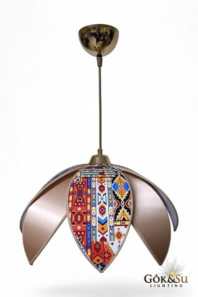 Papatya Model Etnik Serisi Dekoratif Sarkıt Avize